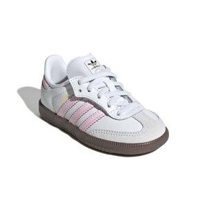Adidas Baby / Toddlers’ Samba OG White and Pink Sneakers Size 5